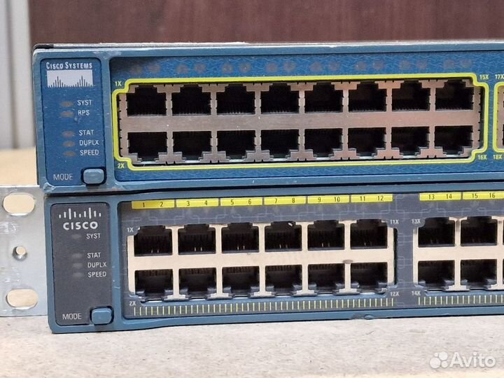 Коммутаторы Cisco 48-портовые WS-C3560 и C2960