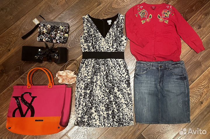 Большой пакет фирменных женских вещей 42-44 размер