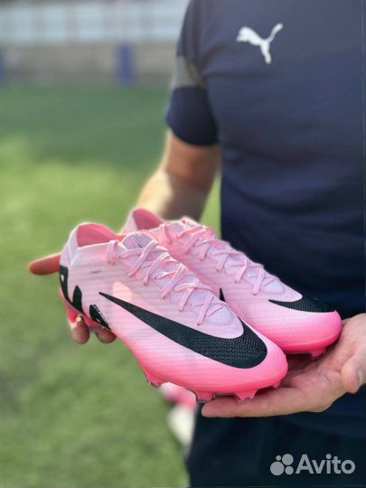 Бутсы Nike Mercurial air zoom pink