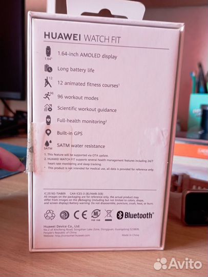 SMART часы huawei watch fit