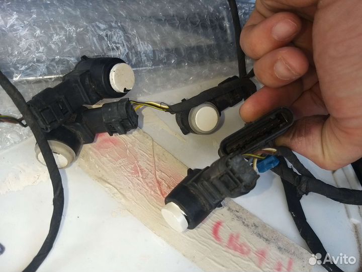 Проводка парктроников в сборе