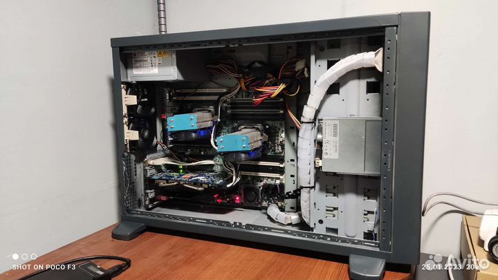 Системный блок /2xCPU Xeon E5-2650v2/64Gb/2Tb