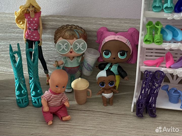 Игрушки пакетом для девочки