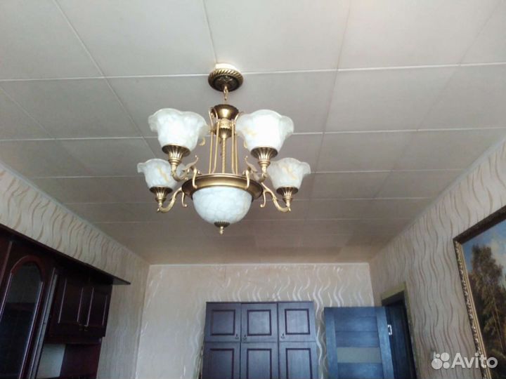 Люстра потолочная подвесная бу