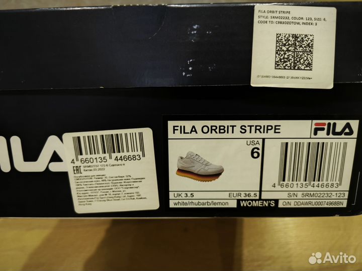 Кроссовки fila orbit stripe 5RM0223