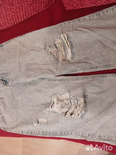 Джинсы женские широкие 46 размер