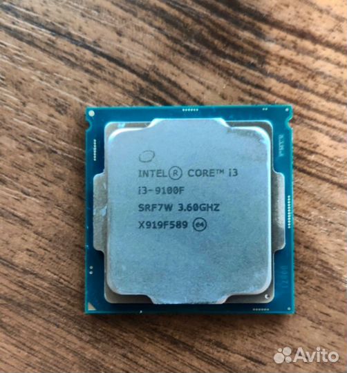 Процессор intel core i3 9100f