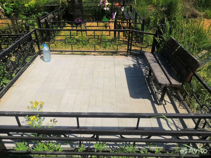 Благоустройство на кладбище