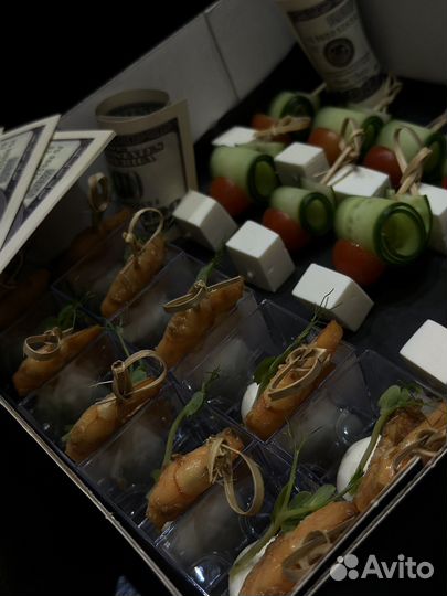 Кейтеринг фуршет гастробоксы