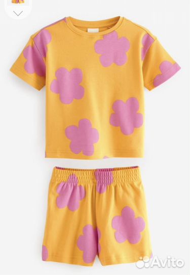 Комплект next футболка шорты 98, 104