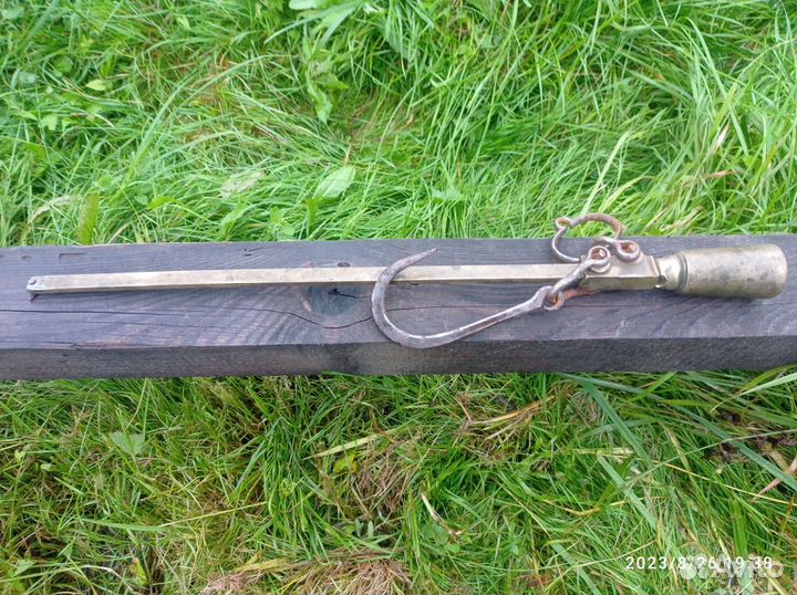 Весы ручные 1855 год с клеймом мастера
