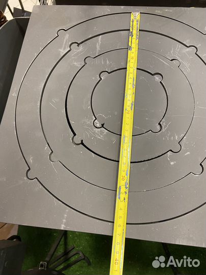 Плита стальная под казан на мангал