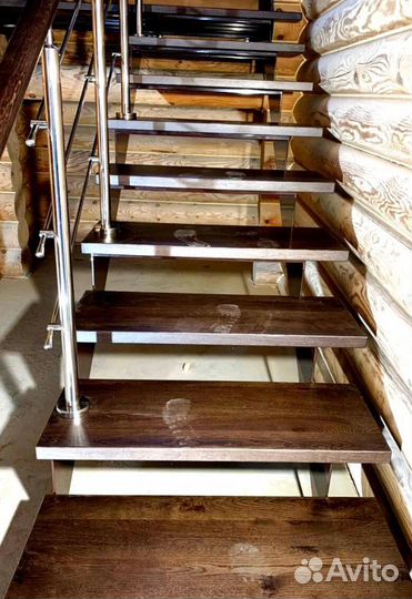 Лестницы с поворотом под ключ