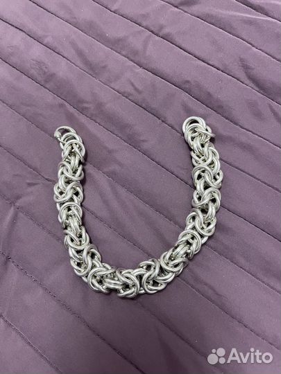 Серебряный браслет мужской 925