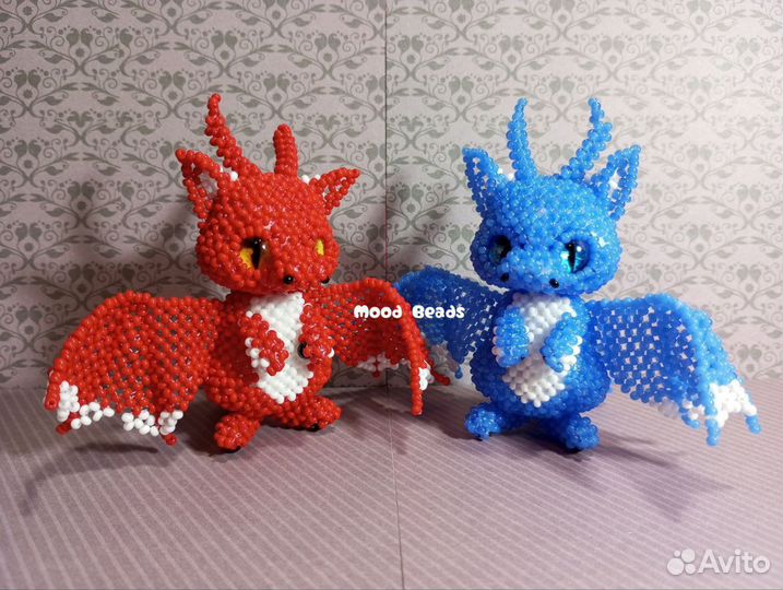 Драконы из бисера