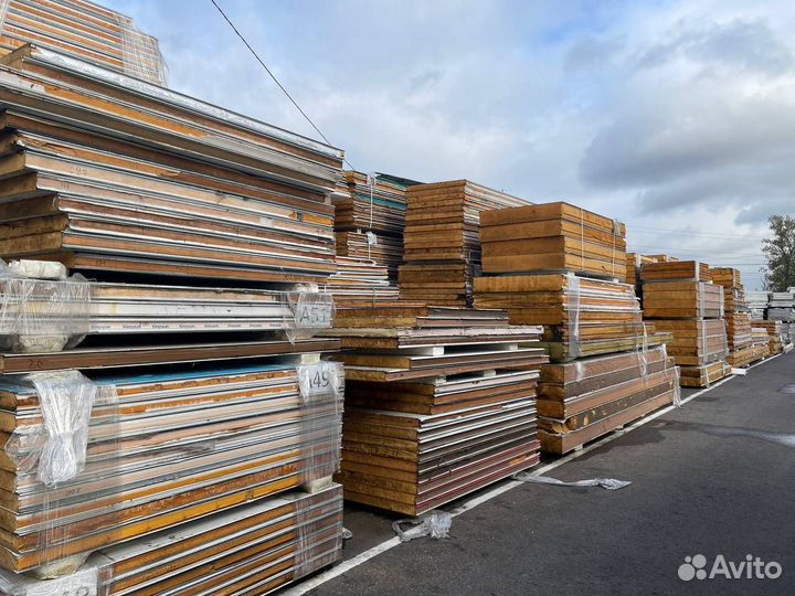 Сэндвич панели Стена и Кровля 10000м2 на Складе