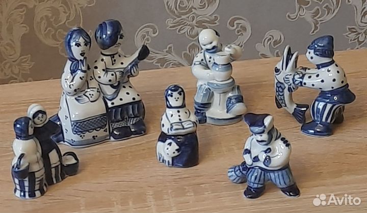 Гжель статуэтки СССР