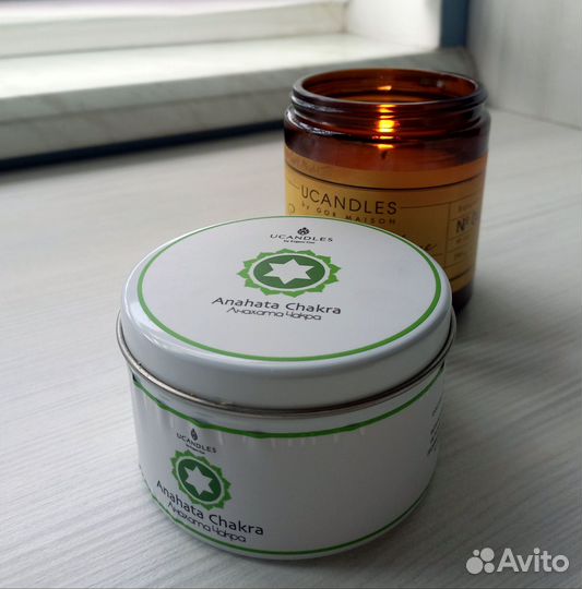 Ароматическая свеча Anahata Chakra от Ucandles