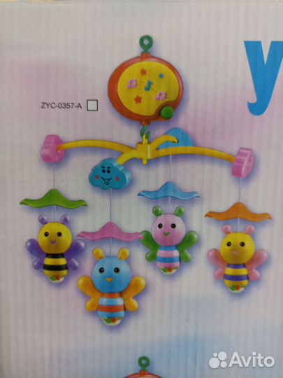 Музыкальная карусель на кроватку