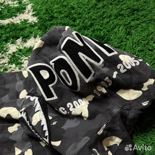 A Bathing Ape Bape Zip Hoodie Shark