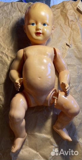 Крайне редкий уелулоидный пупс СССР