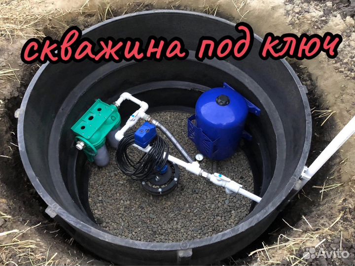 Бурение и обустройство скважин на воду / продувка