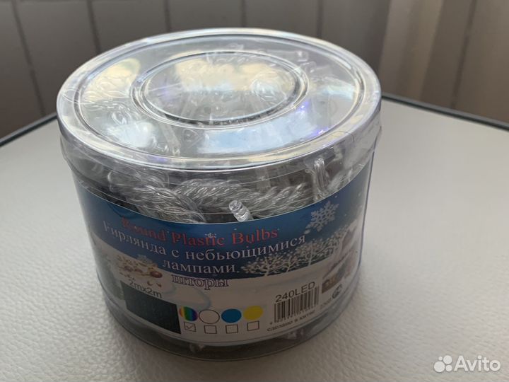 Гирлянда штора