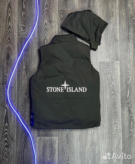 Жилетка Stone island стильная осеняя (топ 2024)