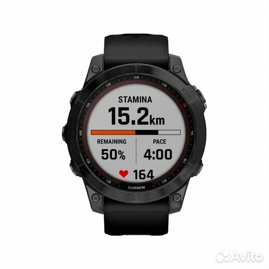 Garmin Fenix 7 Sapphire Solar. Серый