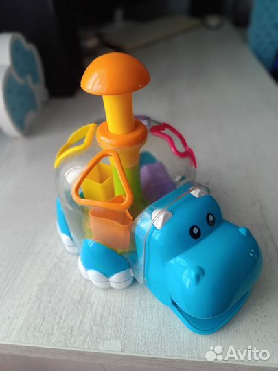 Игрушка бегемот сортер