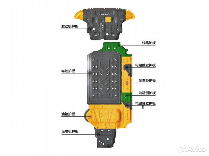 Защита днища Lixiang