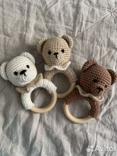 Вязаные погремушки