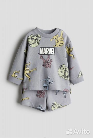 Костюм детский свитшот шорты H&M 98/104