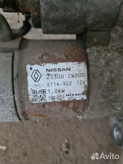 Стартер Renault Fluence седан M4R 2011