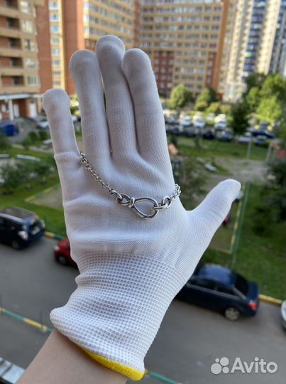 Серебряный браслет новый