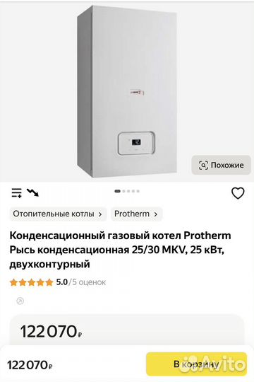 Конденсационный газовый котел Protherm Рысь