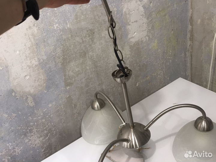 Люстра плафоны стекло