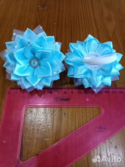 Бантики для волос ручной работы