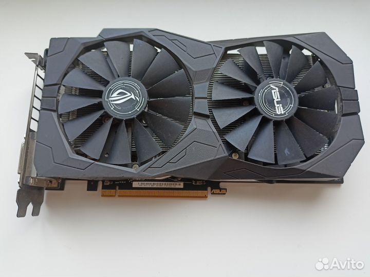 Видеокарта asus strix rx 470 8 gb