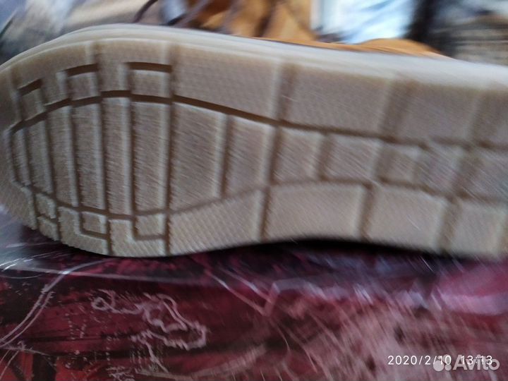 Ботинки кожаные