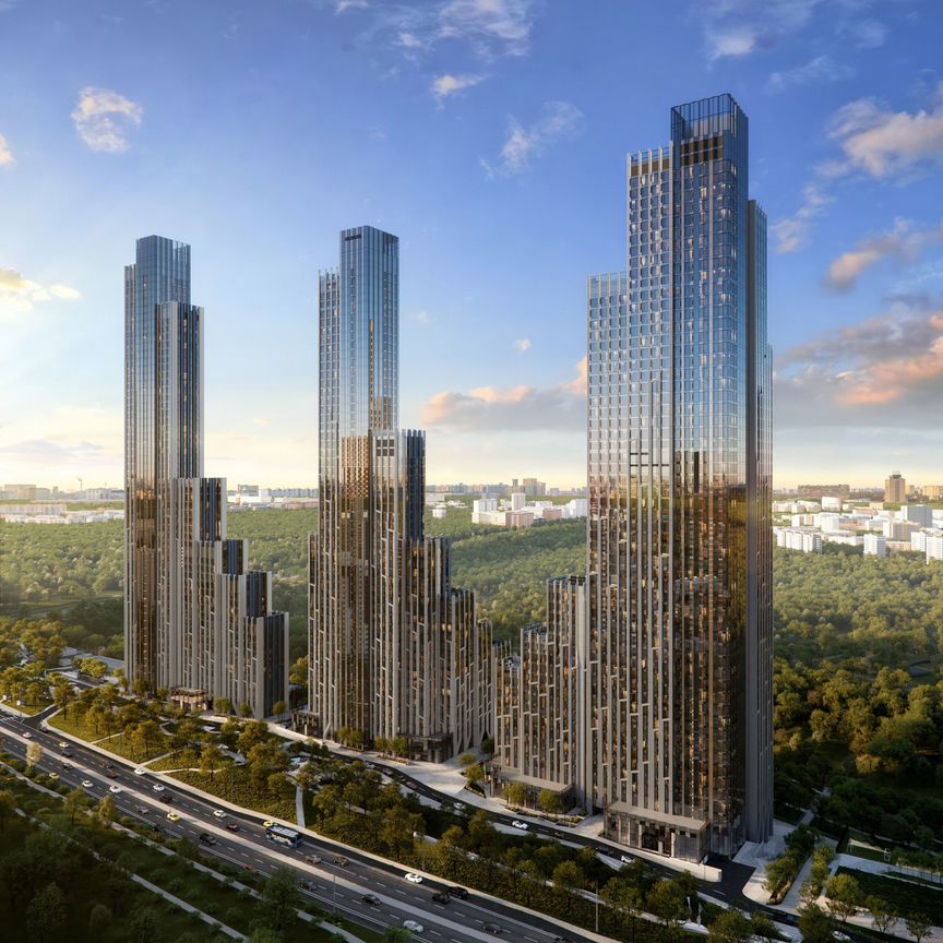 2-к. квартира, 55,7 м², 2/56 эт.