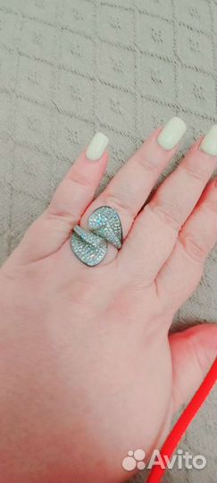 Серебряное кольцо женское