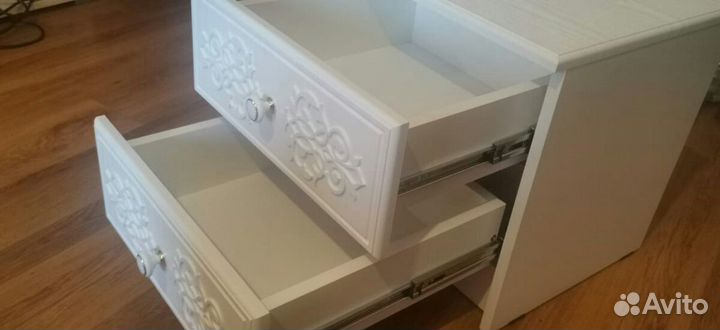 Тумба прикроватная белая Кики