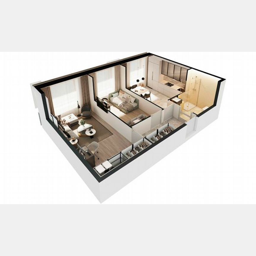 2-к. апартаменты, 56,8 м², 7/30 эт.