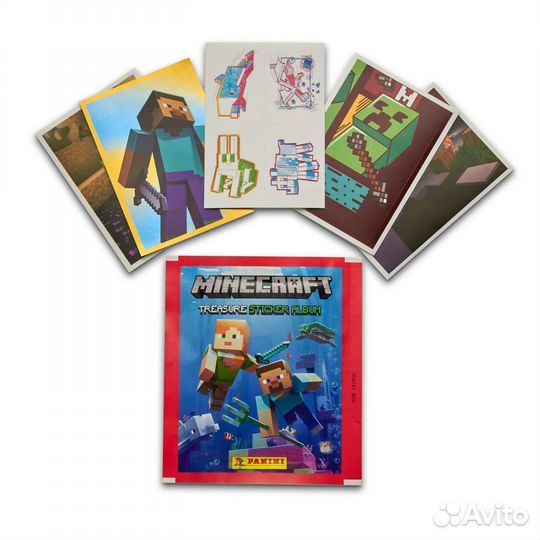 Наклейки Minecraft (майнкрафт), Panini