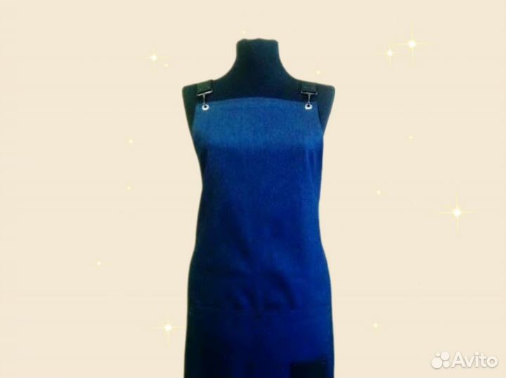 Фартук джинсовый