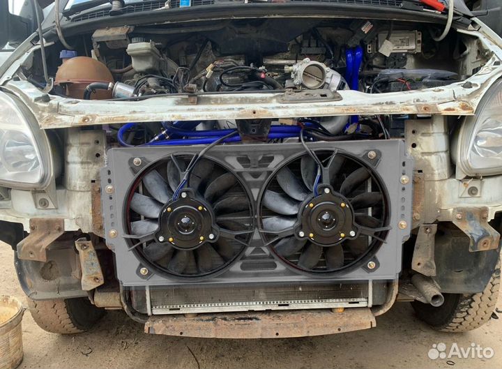 Рамка Газель для сдвоенных вентиляторов