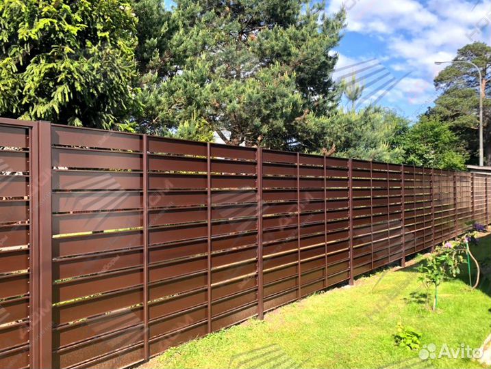 Забор Ранчо металлический