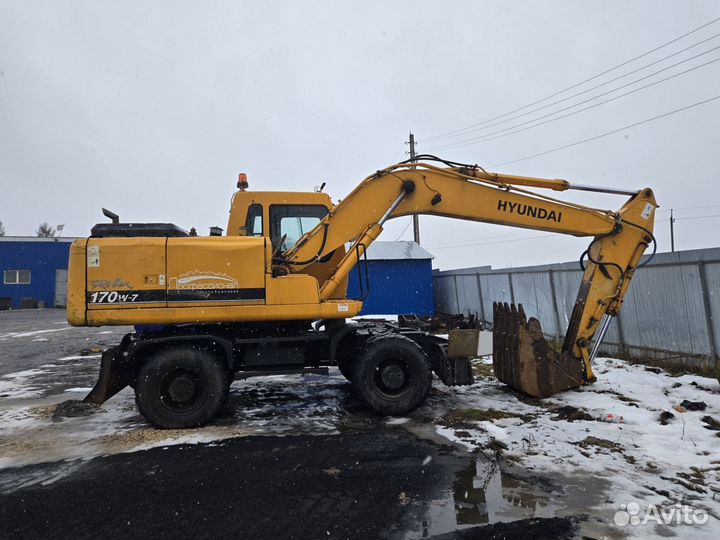 Колёсный экскаватор Hyundai R170W-7, 2007