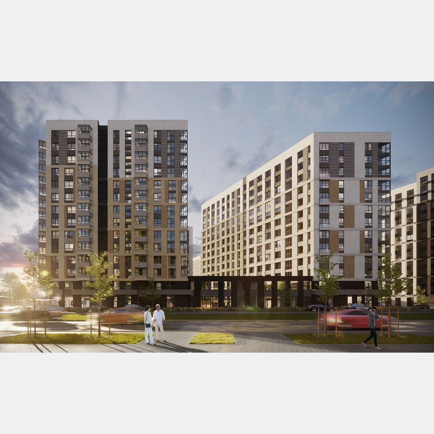 2-к. квартира, 60,9 м², 14/14 эт.